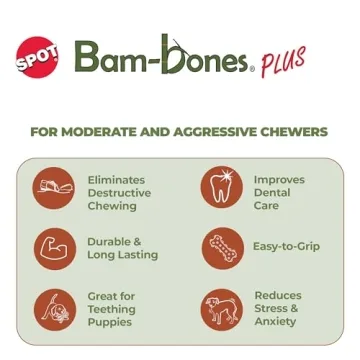 Durable Bam-bones PLUS for Aggressive Chewers