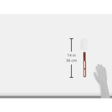 Vollrath 13-1/2" Plastic Softspoon Spatula: Durable, Heat Resistant, Ideal for Cooking