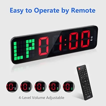 LUCORB Gym Timer with Remote Control & Progress Bar