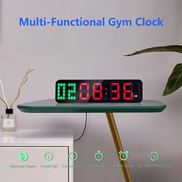 LUCORB Gym Timer with Remote Control & Progress Bar
