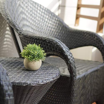 Mini Sage Green Potted Topiary for Home and Office Decor