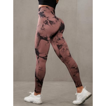 Stylish Tie Dye High Waisted Workout Leggings for Women