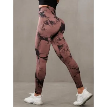 Stylish Tie Dye High Waisted Workout Leggings for Women