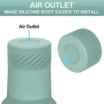 Affute Silicone Boot for Stanley & Hydroflask Bottles