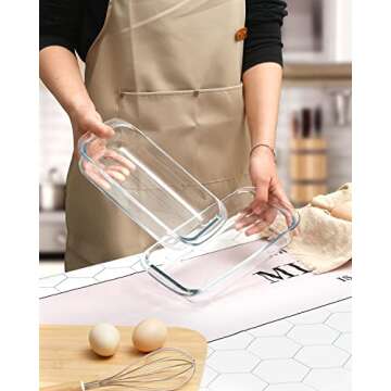 1 Liter Mini Glass Baking Dish for Single Serve