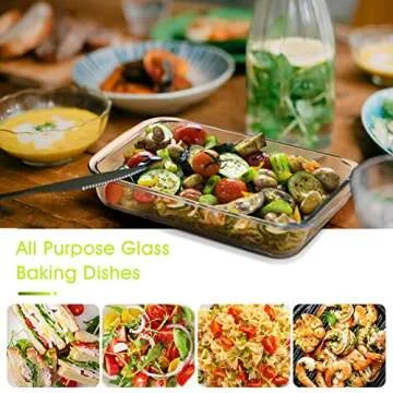 1 Liter Mini Glass Baking Dish for Single Serve