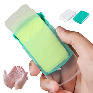 HongYiTime Portable Hand Soap Sheets – 100 Sheets for Travel & Outdoor