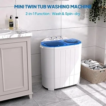 Portable Washing Machine 11LBS with Washer & Dryer