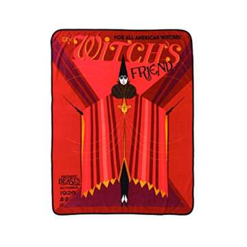 WB Fantastic Beasts Throw Blanket for Fans of All Ages