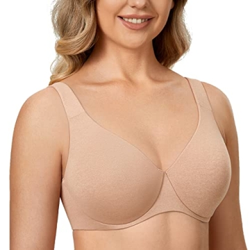 DELIMIRA Plus Size Underwire Minimizing Bra - Seamless Comfort for Every Occasion