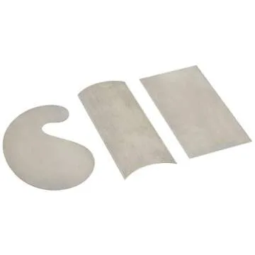 Crown AMT-20188 Cabinet Scraper Set - 3 Shapes Red