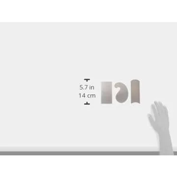 Crown AMT-20188 Cabinet Scraper Set - 3 Shapes Red