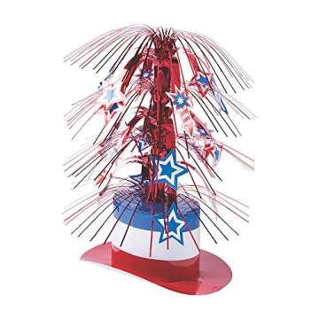 Patriotic Hat Burst Centerpiece for 4th of July