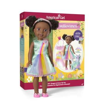 American Girl WellieWishers Kendall Doll Playset with Dragon
