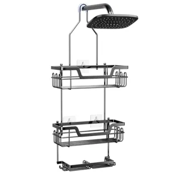 SWTYMIKI Rustproof 3 Tier Shower Caddy with Hooks