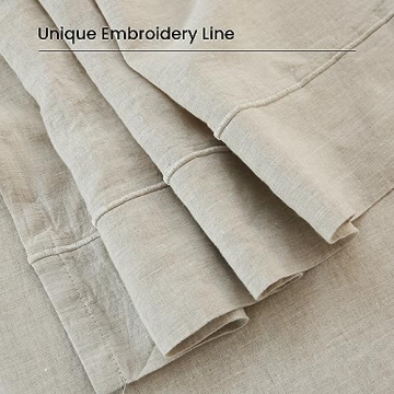 100% French Linen Pillowcases Pack - Soft and Elegant