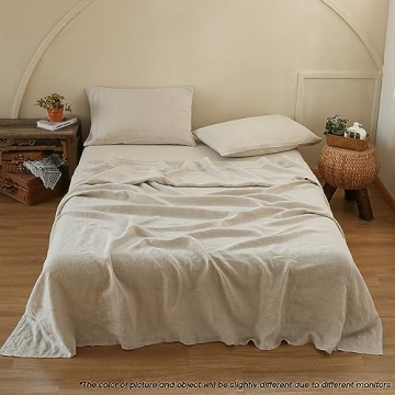 100% French Linen Pillowcases Pack - Soft and Elegant