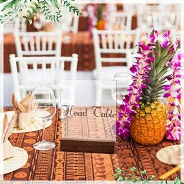Zonon Wooden Place Card Holders for Events - 12 Pack