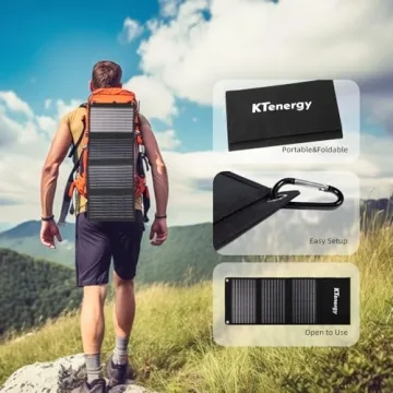 30W Portable Solar Charger for Camping & Devices