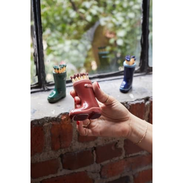 Charming Paddywax Match Holder Gift Set in Ceramic Design