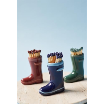 Charming Paddywax Match Holder Gift Set in Ceramic Design