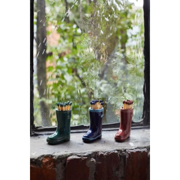 Charming Paddywax Match Holder Gift Set in Ceramic Design