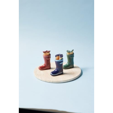 Charming Paddywax Match Holder Gift Set in Ceramic Design