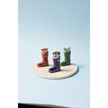 Charming Paddywax Match Holder Gift Set in Ceramic Design