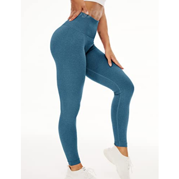 VOYJOY Seamless Leggings High Waist Gym Tights for Women