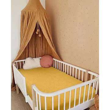 Soft Muslin Cotton Crib Sheets for Babies - Fitted & Breathable