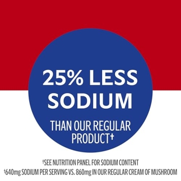 Campbell's 25% Less Sodium Cream of Mushroom Soup