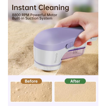 Yomeie Fabric Shaver - Rechargeable Lint Remover Device