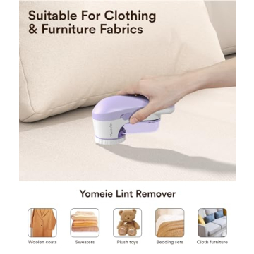 Yomeie Fabric Shaver - Rechargeable Lint Remover Device