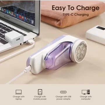 Yomeie Fabric Shaver - Rechargeable Lint Remover Device