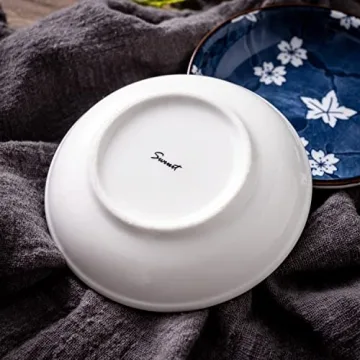 Swuut Japanese Ceramic Dipping Bowls Set of 6 for Sauces