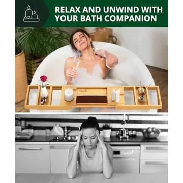 Royal Craft Wood Bath Caddy for Luxurious Bathtime