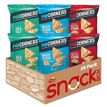 Delicious PopCorners Popped Corn Snacks - Core 3 Flavor Pack
