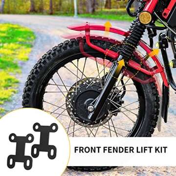 Motoparty Front Fender Lift Kit for Honda CT125 CT 125 Trail 125 Hunter Cub 2020 2021 2022 45-55mm A...