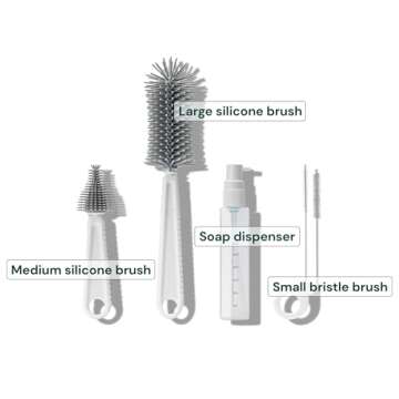 Willow Travel Cleaning Kit & Drying Rack for Breastfeeding Essentials