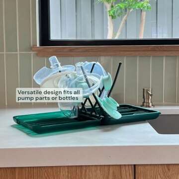 Willow Travel Cleaning Kit & Drying Rack for Breastfeeding Essentials