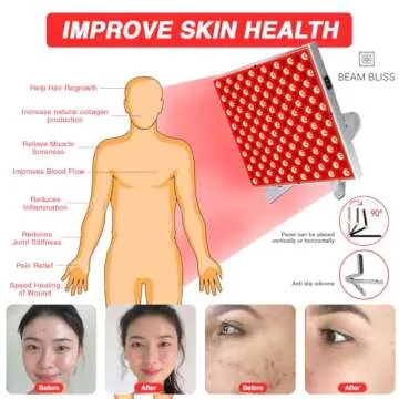 BEAM BLISS Red Light Therapy Lamp for Body and Face
