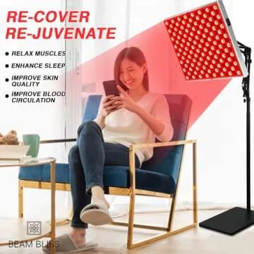 BEAM BLISS Red Light Therapy Lamp for Body and Face