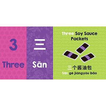 One, Two, Three Dim Sum: A Mandarin-English Counting Book for Young Foodies. Teaches Diversity with Colorful Illustrations