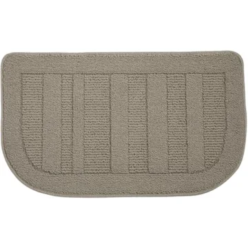 BEQHAUSE Anti-Slip Kitchen Rug Mat - Washable, Durable Taupe for Modern Homes