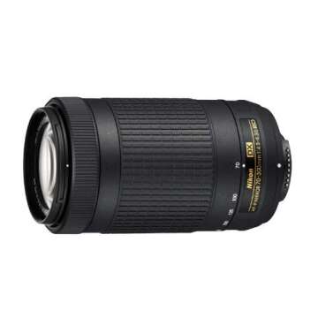 Nikon AF-P DX NIKKOR 70-300mm f/4.5-6.3G ED VR Lens: Versatile Telephoto Zoom for Photographers