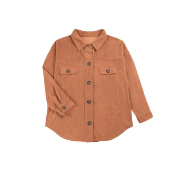 VICHYIE Women's Casual Corduroy Oversized Shacket