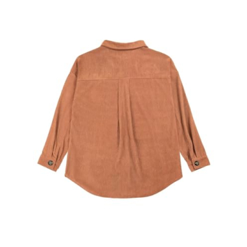 VICHYIE Women's Casual Corduroy Oversized Shacket