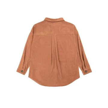 VICHYIE Women's Casual Corduroy Oversized Shacket