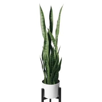flybold 36 inch Artificial Snake Plant - Realistic Faux Decor
