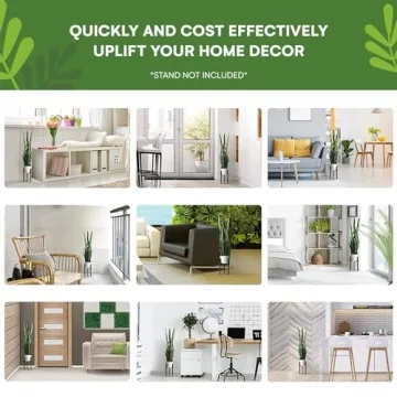 flybold 36 inch Artificial Snake Plant - Realistic Faux Decor